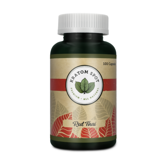 Red Vein Thai Kratom Capsules