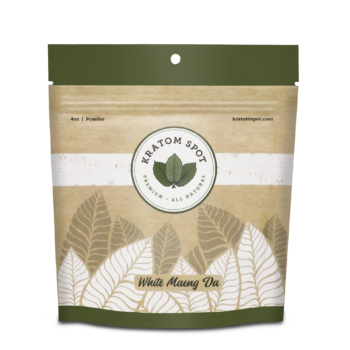 Kratom Spot bag of White Maeng Da Kratom Powder