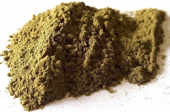 Kratom Spot bag of Mounds of Kratom Powder