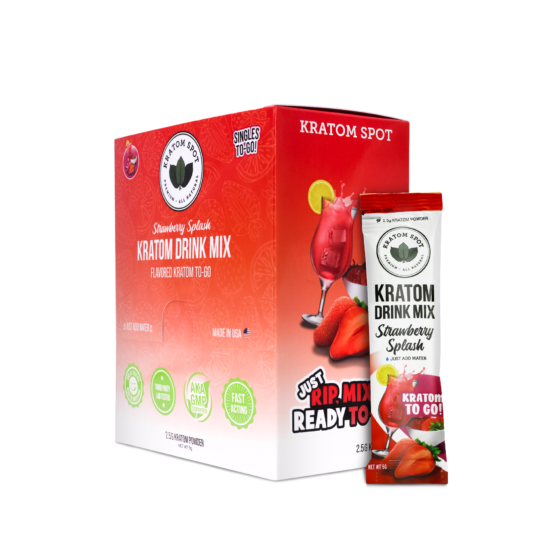 Strawberry Splash Kratom Drink Mix Box (30 count)