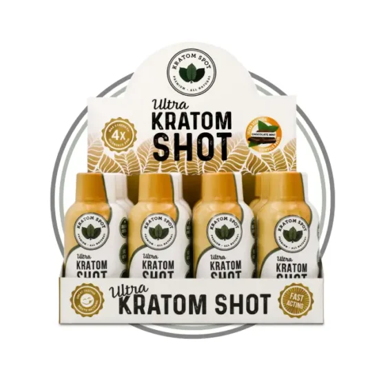 Chocolate Mint Kratom Shots Ultra Strength 12 Pack