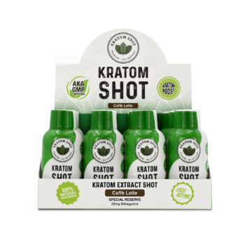 Caffe Latte Kratom Shot 12 Pack