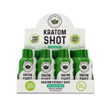Chocolate Mint Kratom Shot 12 Pack
