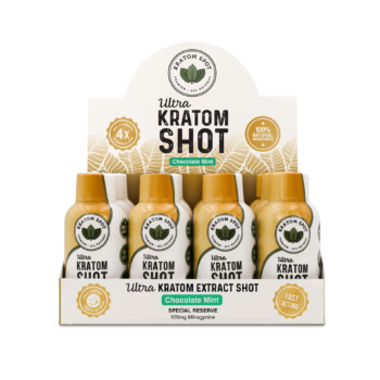 Chocolate Mint Kratom Shots Ultra Strength 12 Pack